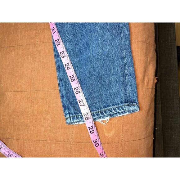 Citizen Of Humanity Liya High Rise Blue Jeans With Distressed Details Sz 25 Wome - Picture 11 of 12